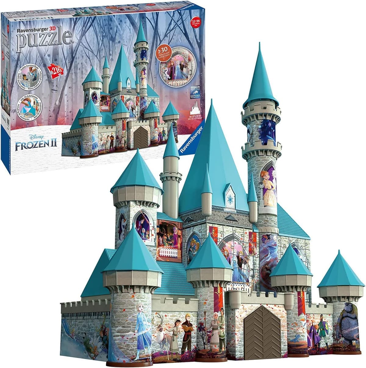 Ravensburger 3D Puzzle 216 pcs - Frozen 2: The Castle