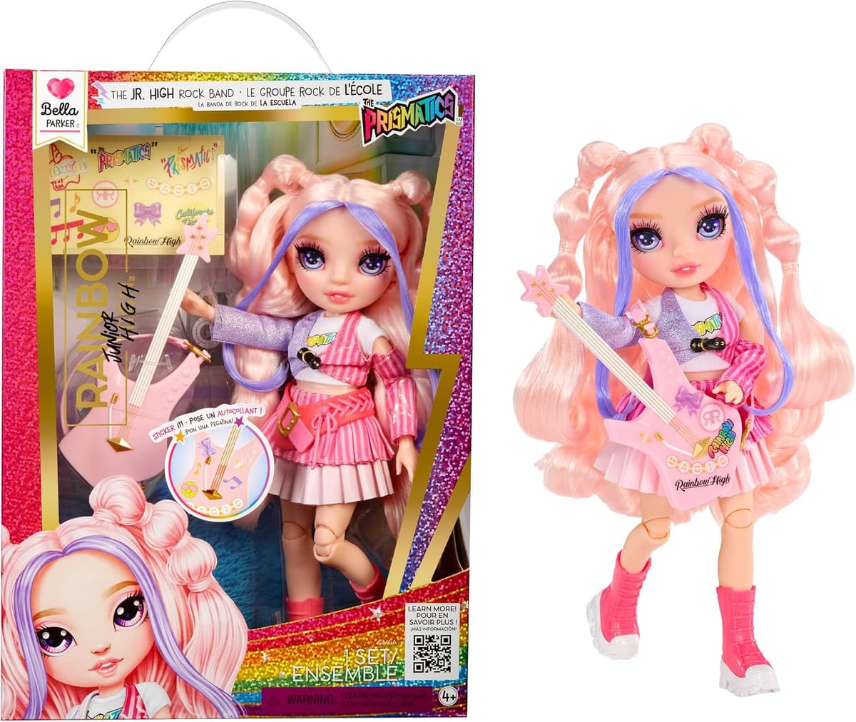 Кукла Rainbow High - Junior High Рок банда, Bella Parker