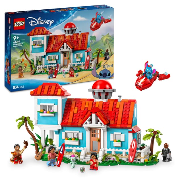 LEGO® Disney 43268 - Къщата на плажа на Лило и Стич
