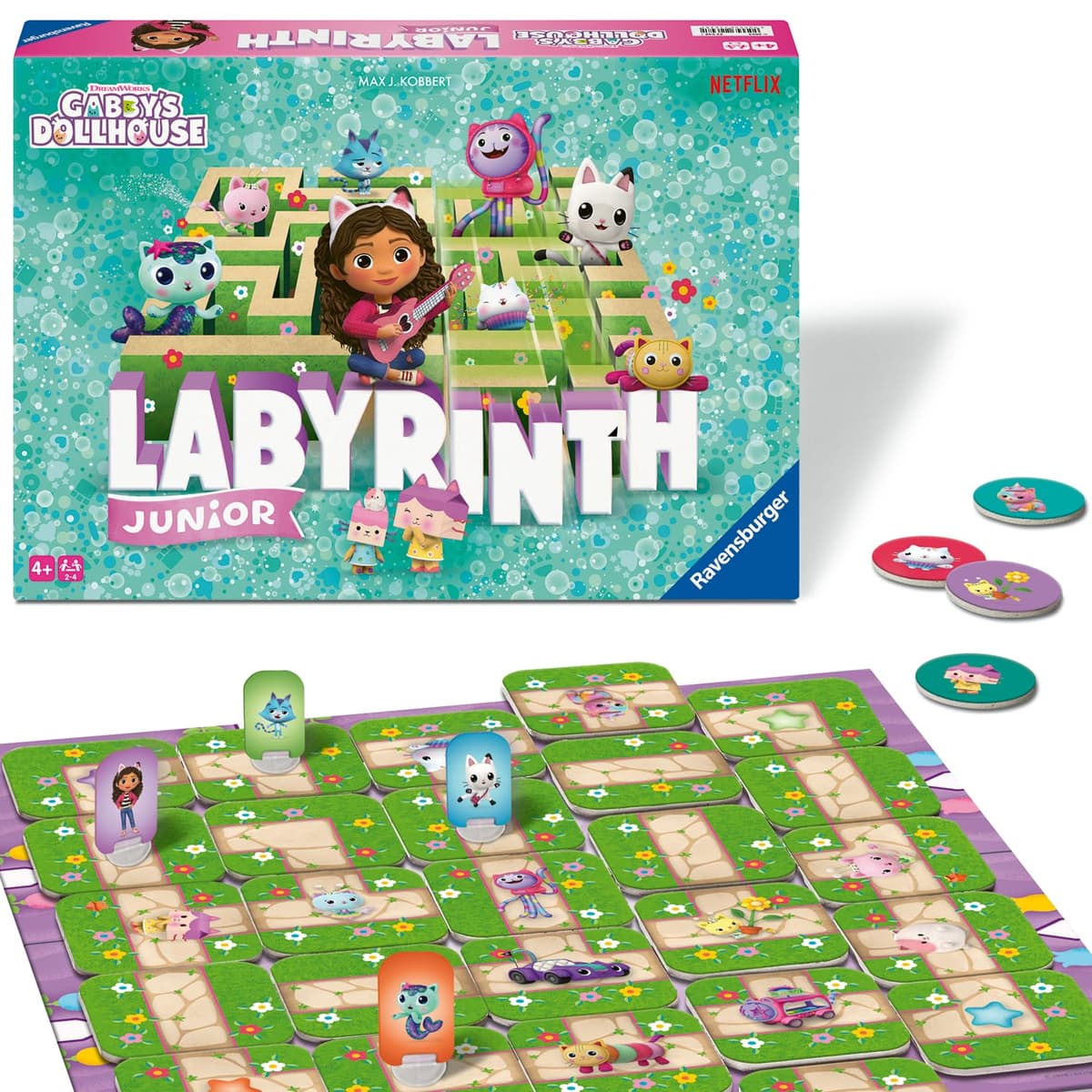 Ravensburger Board Game - Gabby's Dollhouse Junior Maze