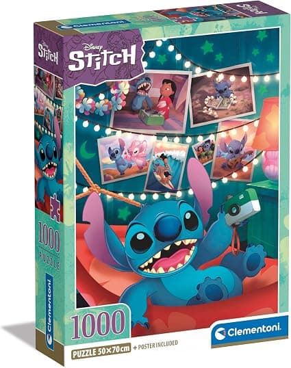 CLEMENTONI 1000ч. Пъзел Disney Stitch