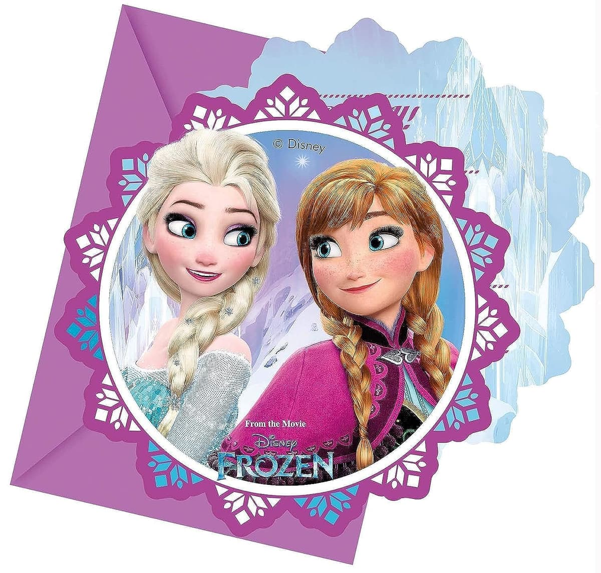 86919 Frozen Northern Lights Invitations 6 pcs