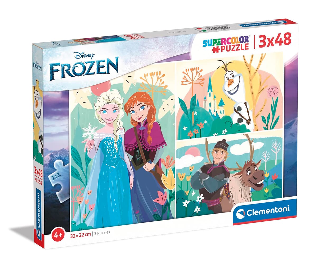 CLEMENTONI 3x48ч. Пъзел Frozen