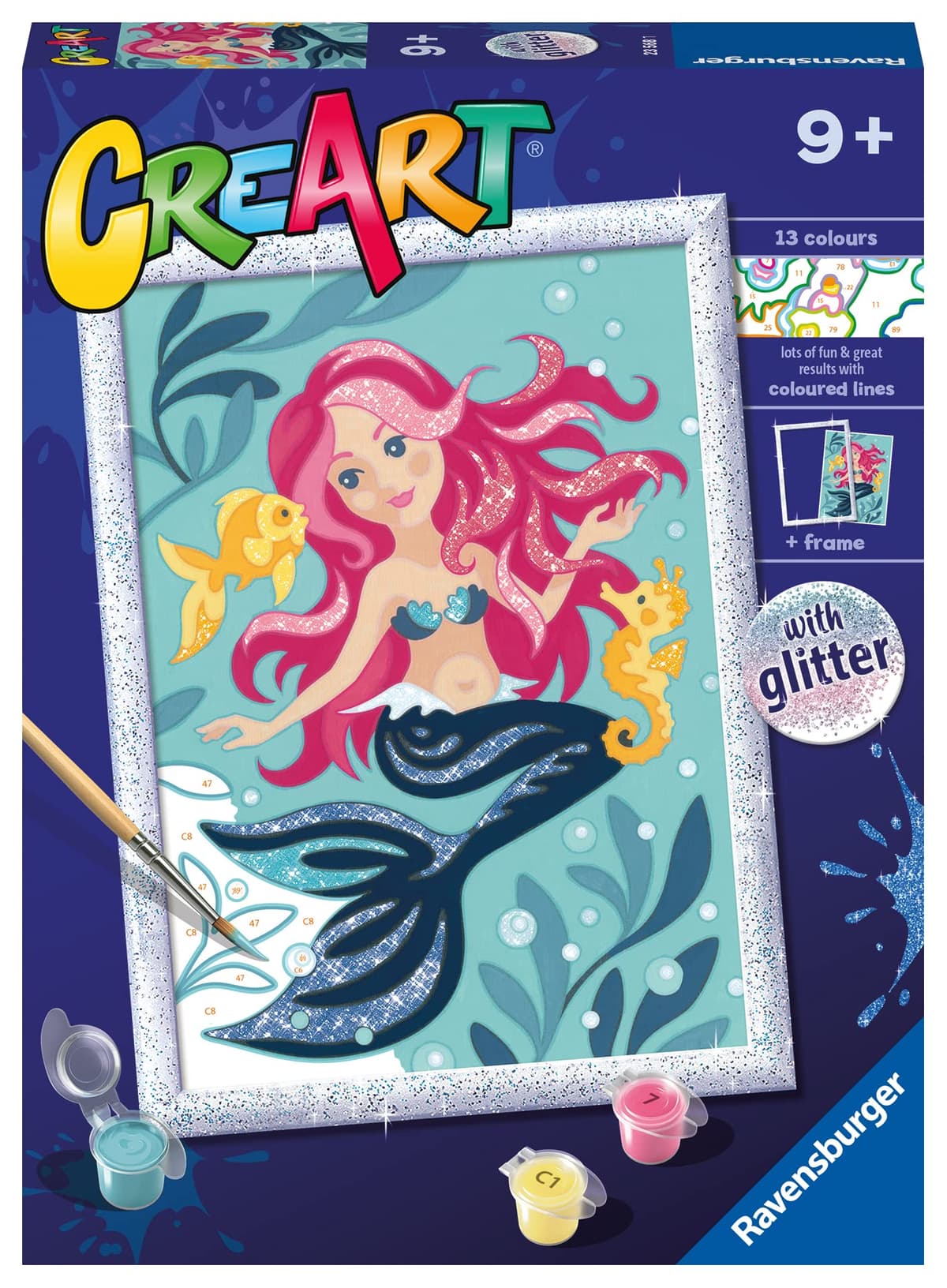 Рисувателна галерия CreArt Ravensburger - Очарователна русалка