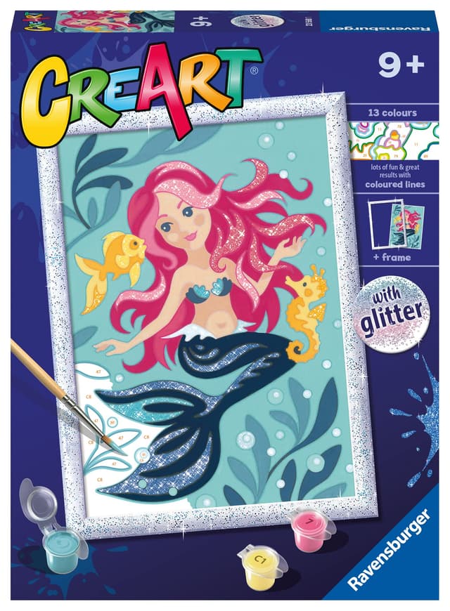 Рисувателна галерия CreArt Ravensburger - Очарователна русалка