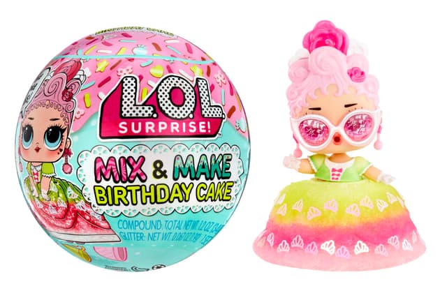 Кукла в сфера L.O.L. Surprise - Mix & Make Birthday Cake: Kукли с роклички като тортички