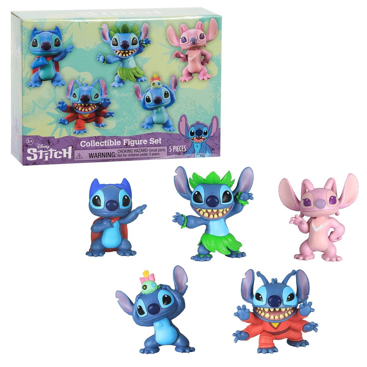 Disney Stitch - Set of 5 Collectible Figures