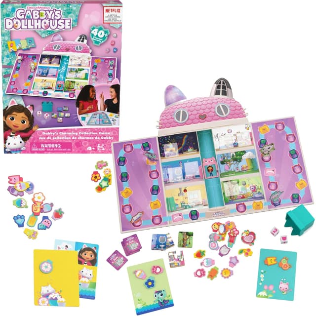 Gabby's Dollhouse - Настолна игра за украсяване на къщичка за кукли