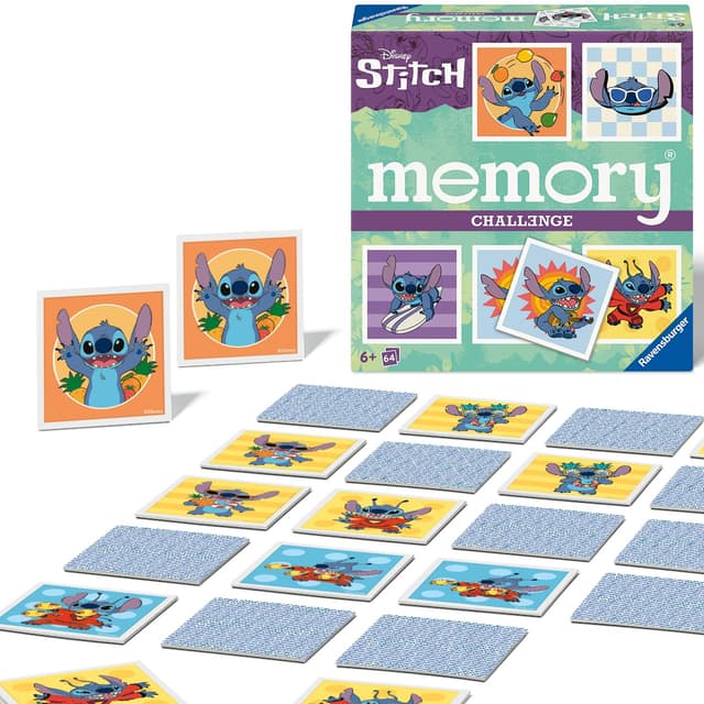 Игра Мемори карти 64 броя Ravensburger - Стич