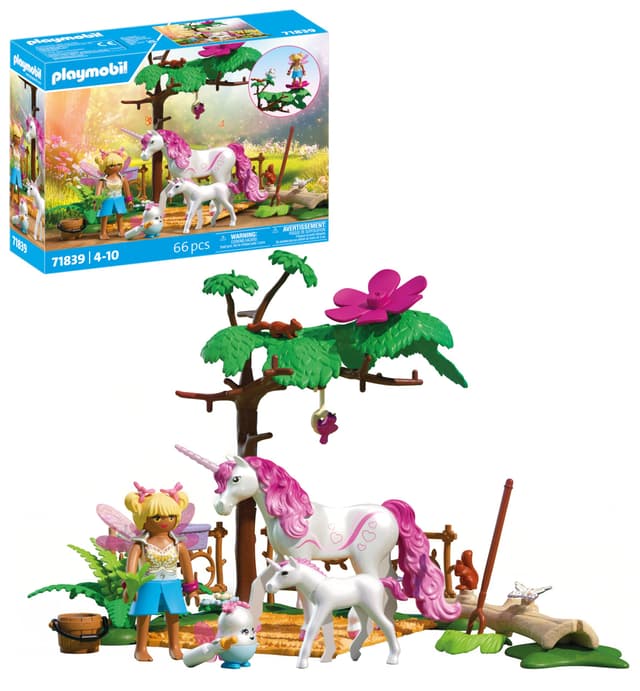 Playmobil - Mama and Baby Unicorn Corner