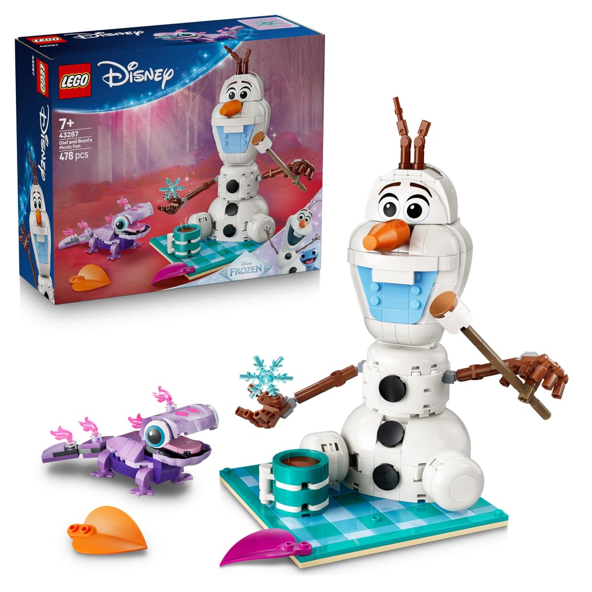 LEGO® Disney Princess 43287 - Забавен пикник с Олаф и Бруни