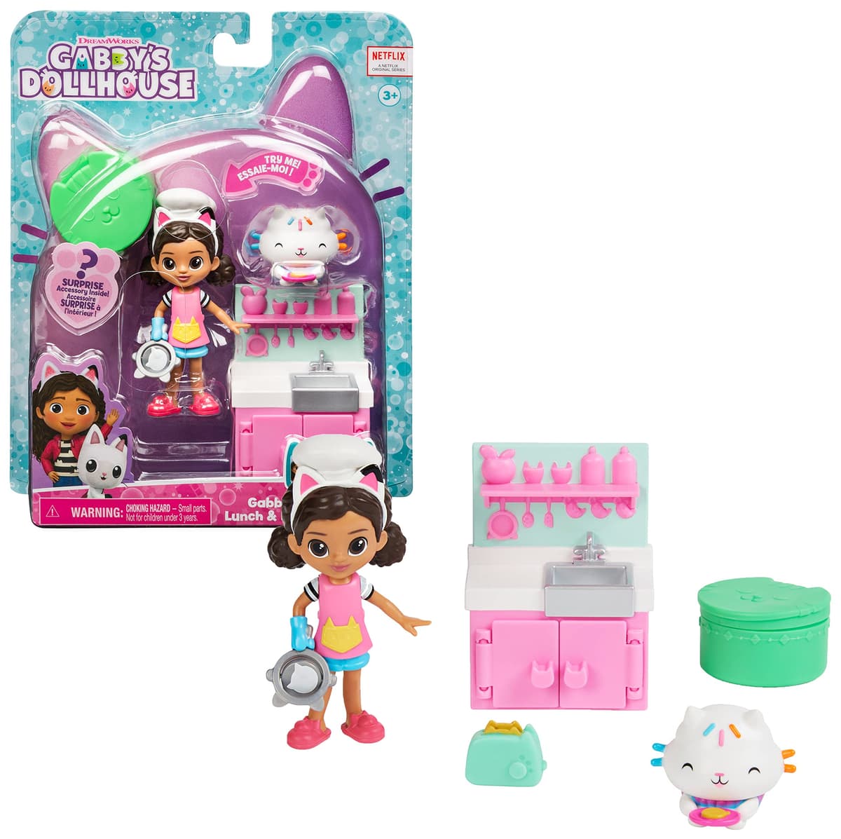 Gabby's Dollhouse - Kitchen Set: Lunch and Dinner