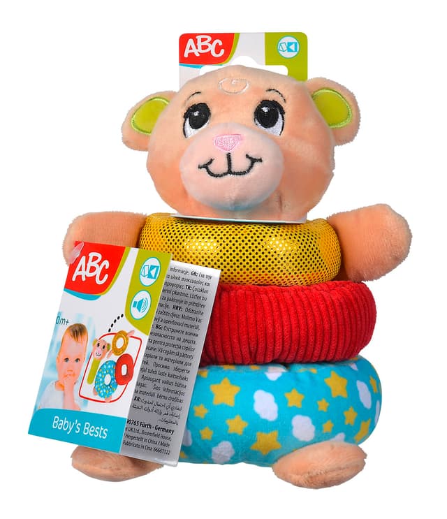 Simba ABC - Плюшено мече с рингове за нанизване