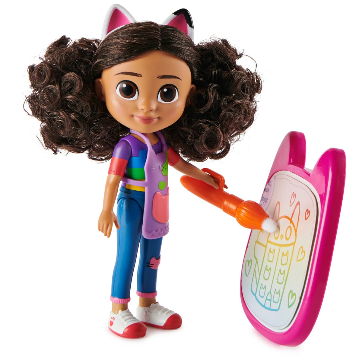 Gabby's Dollhouse - Doll with Drawing Accessories, 20 cm