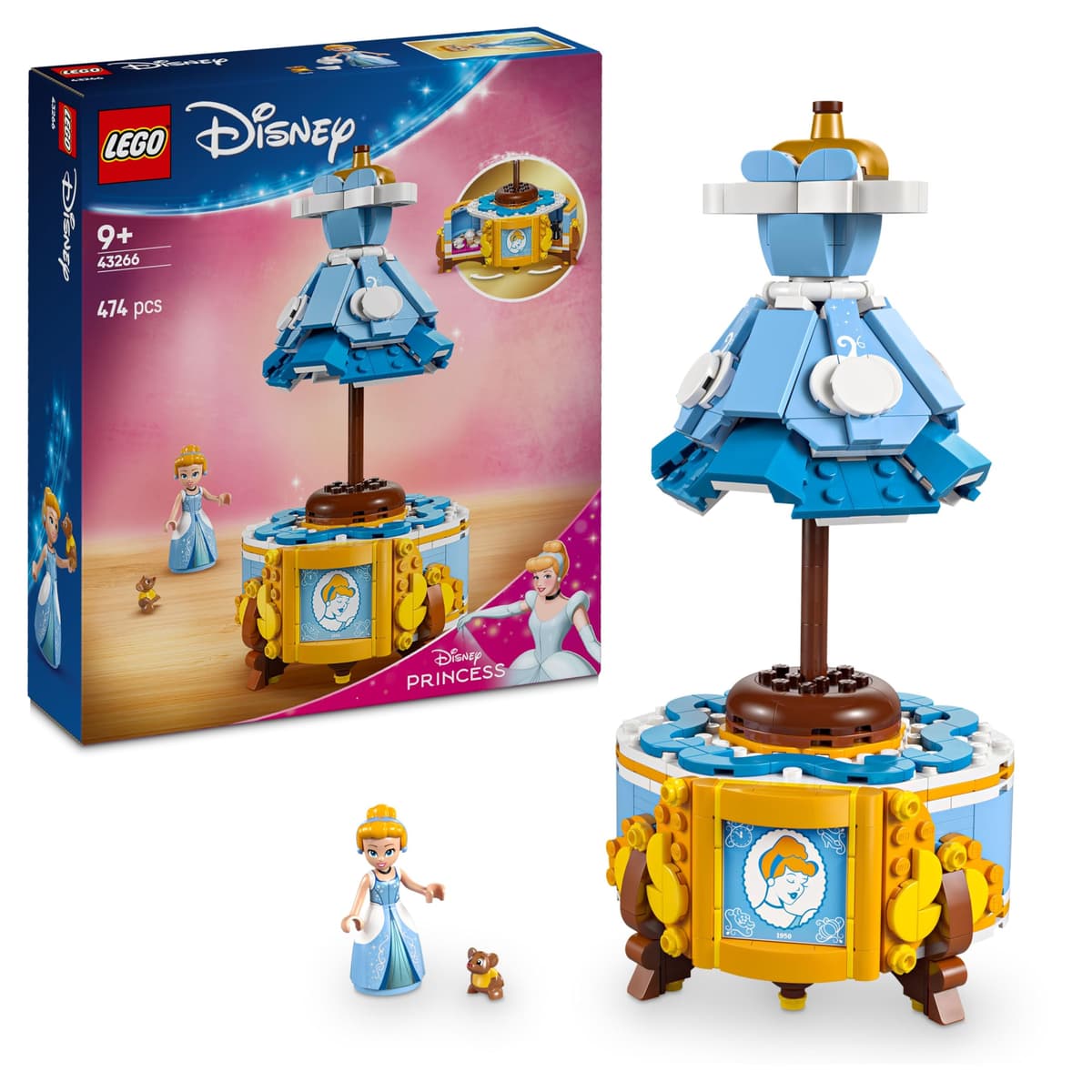 LEGO® Disney Princess 43266 - Роклята на Пепеляшка