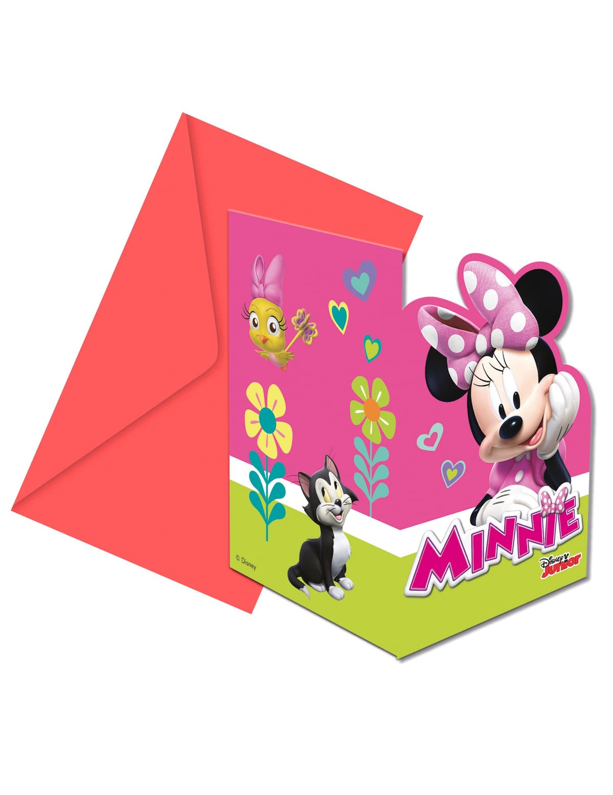 Покани с пликове Procos Minnie Mouse 6 бр. 87867