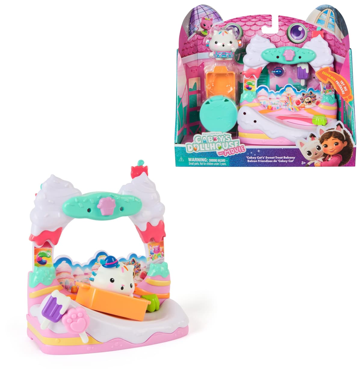 Gabby's Dollhouse - Cakey Cat's Sweets Balcony