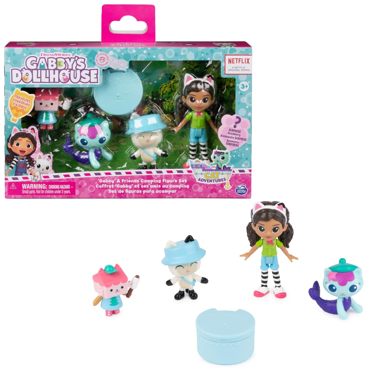Gabby's Dollhouse - Игрален комплект: Къмпинг
