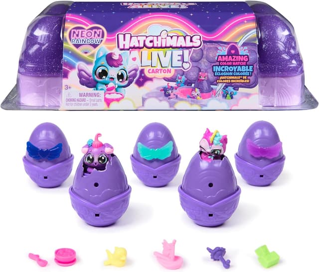 20151402 Hatchimals Alive! Neon Rainbow Set