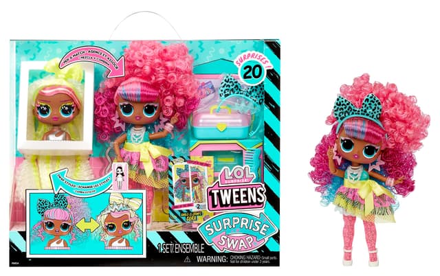 Кукла L.O.L. Surprise - Tweens Swap Fashion Doll, Curls-2-Crimps Cora