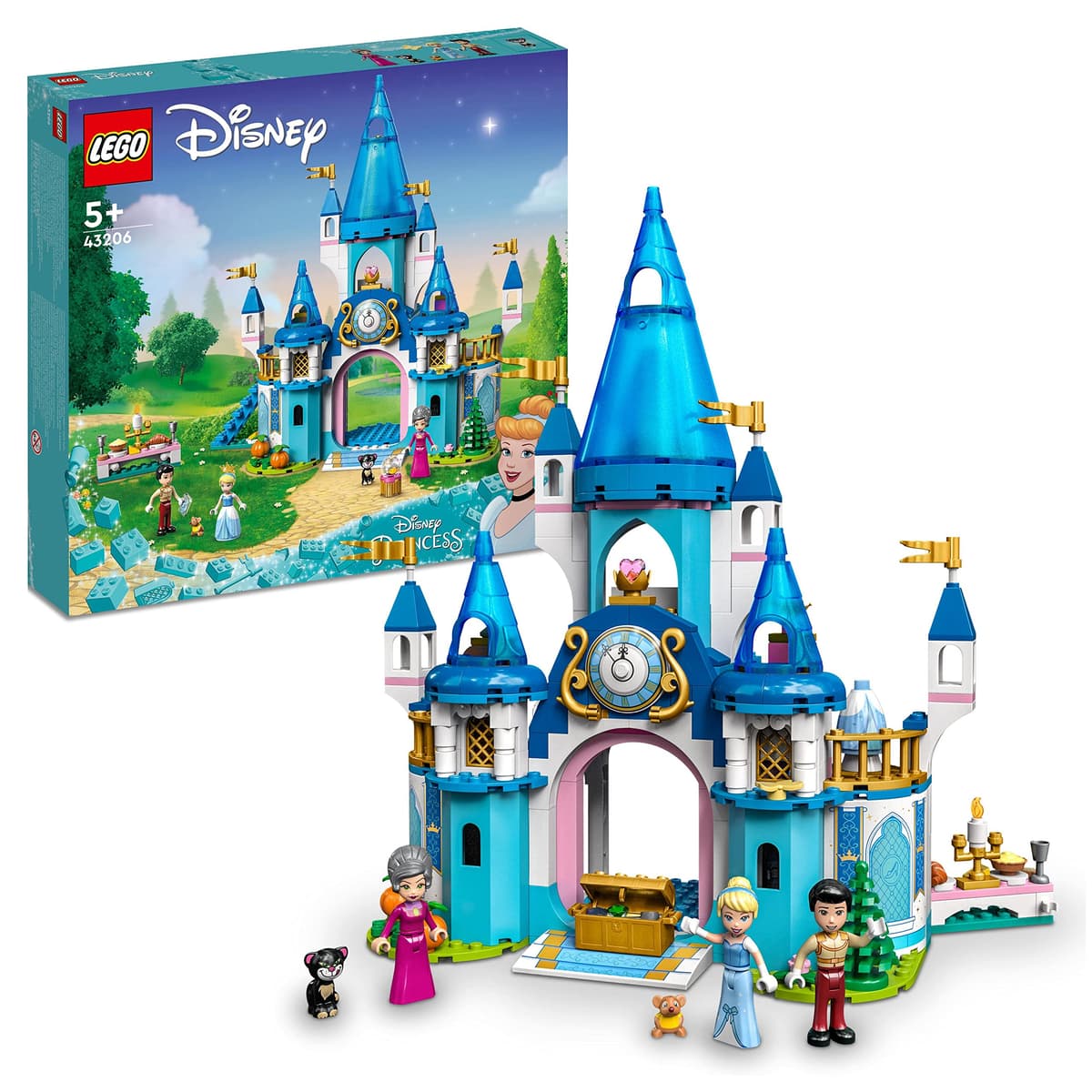 LEGO® Disney Princess™ 43206 - Cinderella and Prince Charming's Castle