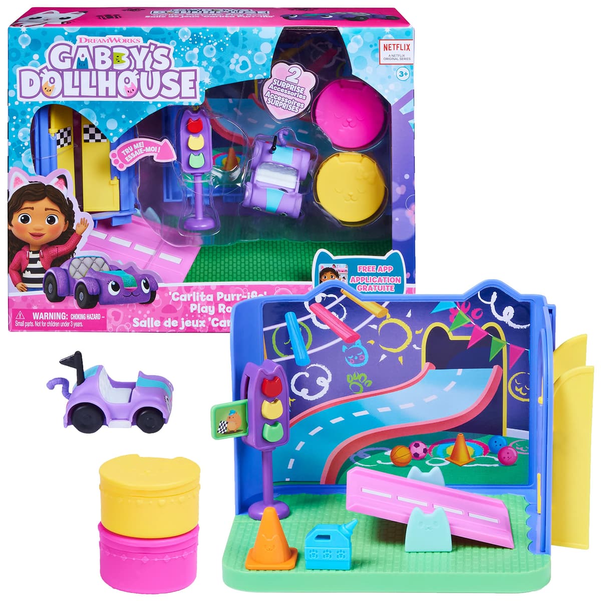 Gabby's Dollhouse - Делукс: Стая за игра с кола