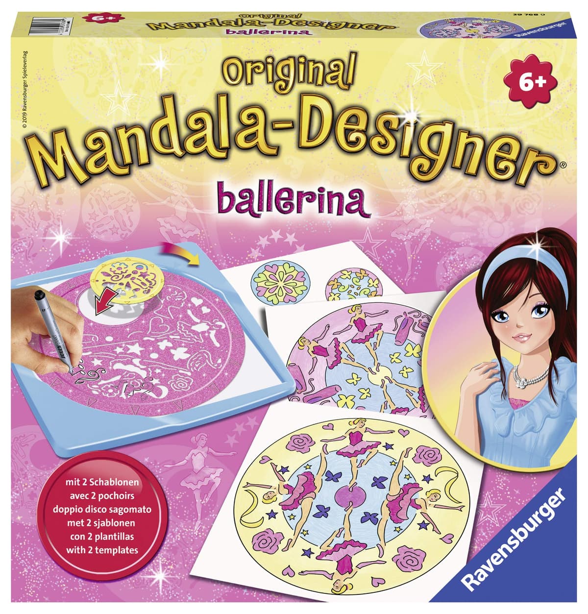 Ravensburger Drawing Game - Mandala Designer: Ballerina