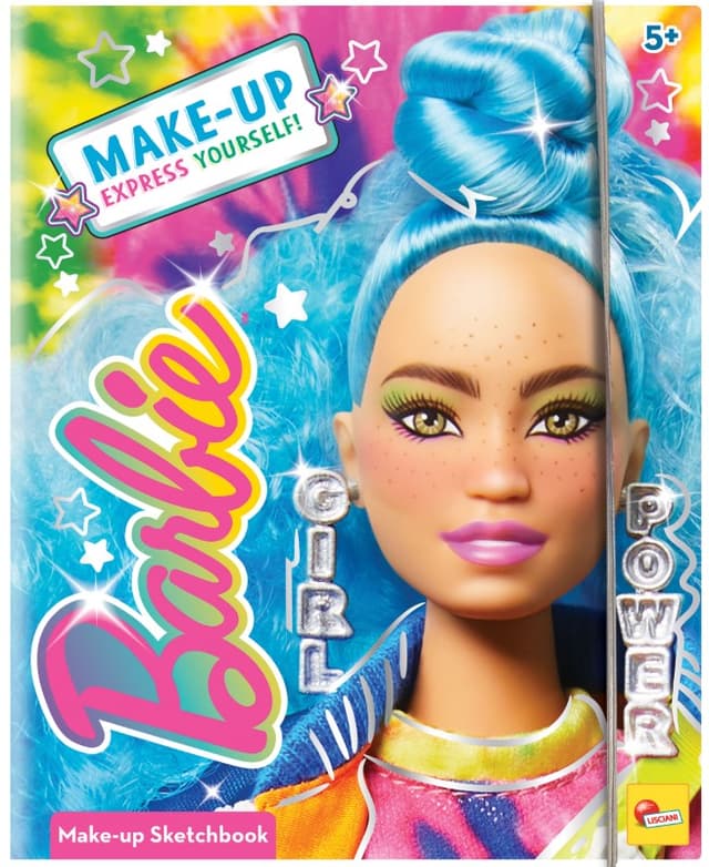 Творчески комплект, Lisciani, Barbie, Модна папка за гримиране