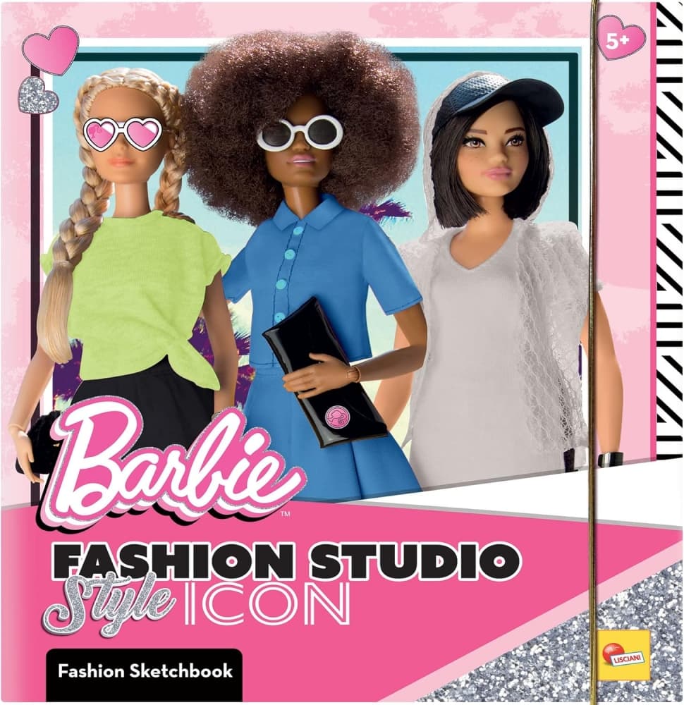 Craft Kit, Lisciani, Barbie, Fashion Studio Folder, Fashion Icon
