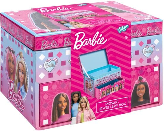 Творчески комплект, Totum, Barbie, Декорирай сам кутия за бижута