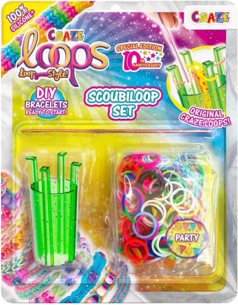 Craft Kit, Craze, Loops, DIY Rubber Band Bracelets