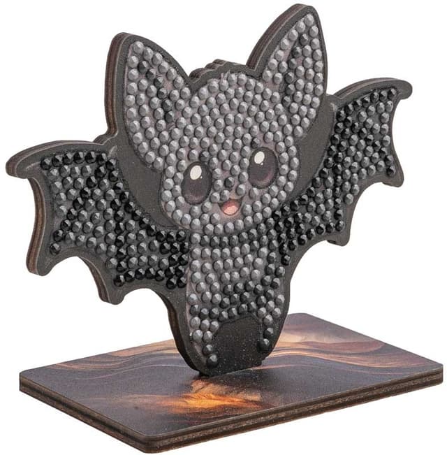Комплект за диамантена бродерия, Craft Buddy, Crystal Art Buddies, Прилеп, 7 части