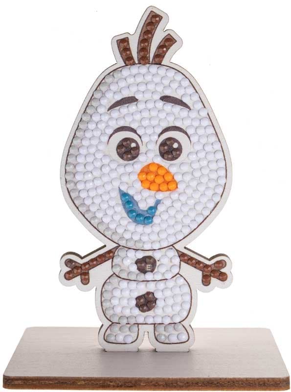 Diamond Embroidery Kit, Craft Buddy, Crystal Art Buddies, Olaf, 7 pcs