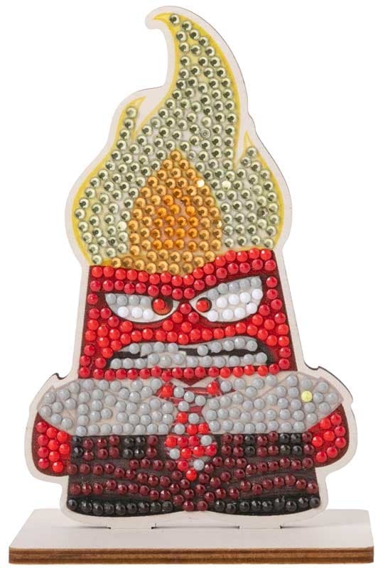 Комплект за диамантена бродерия, Craft Buddy, Crystal Art Buddies, Anger, 7 части