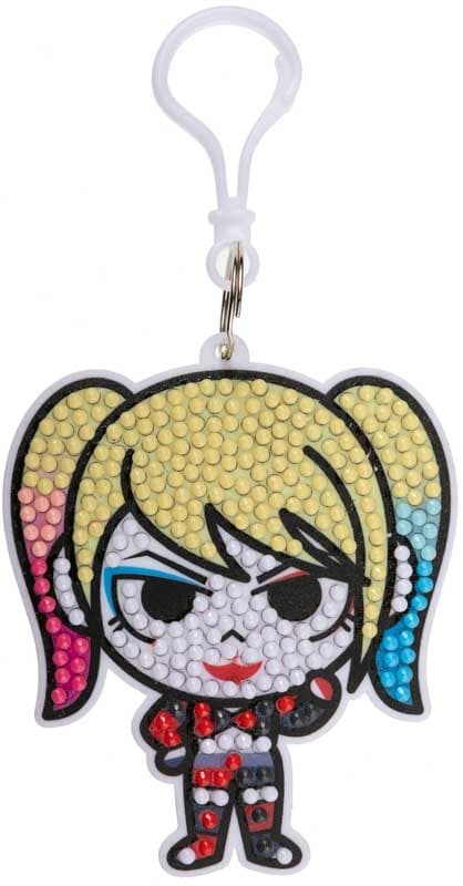 Комплект за диамантена бродерия, Craft Buddy, Crystal Art Bag Charms, Harley Quinn