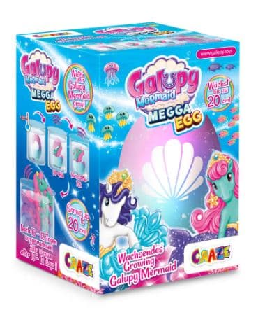 Surprise Egg, Craze, Megga Egg, Galupy Mermaid, Hatching Mermaid