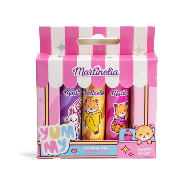 Lip Balm Set, Martinelia, Yummy, 3 pcs