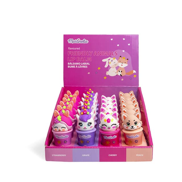 Lip Balm, Martinelia, Happy Animals, Assorted