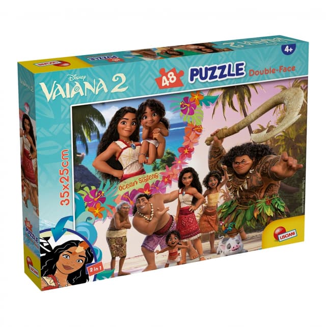 Пъзел, Lisciani, Moana 2, Двулицев пъзел 48 части