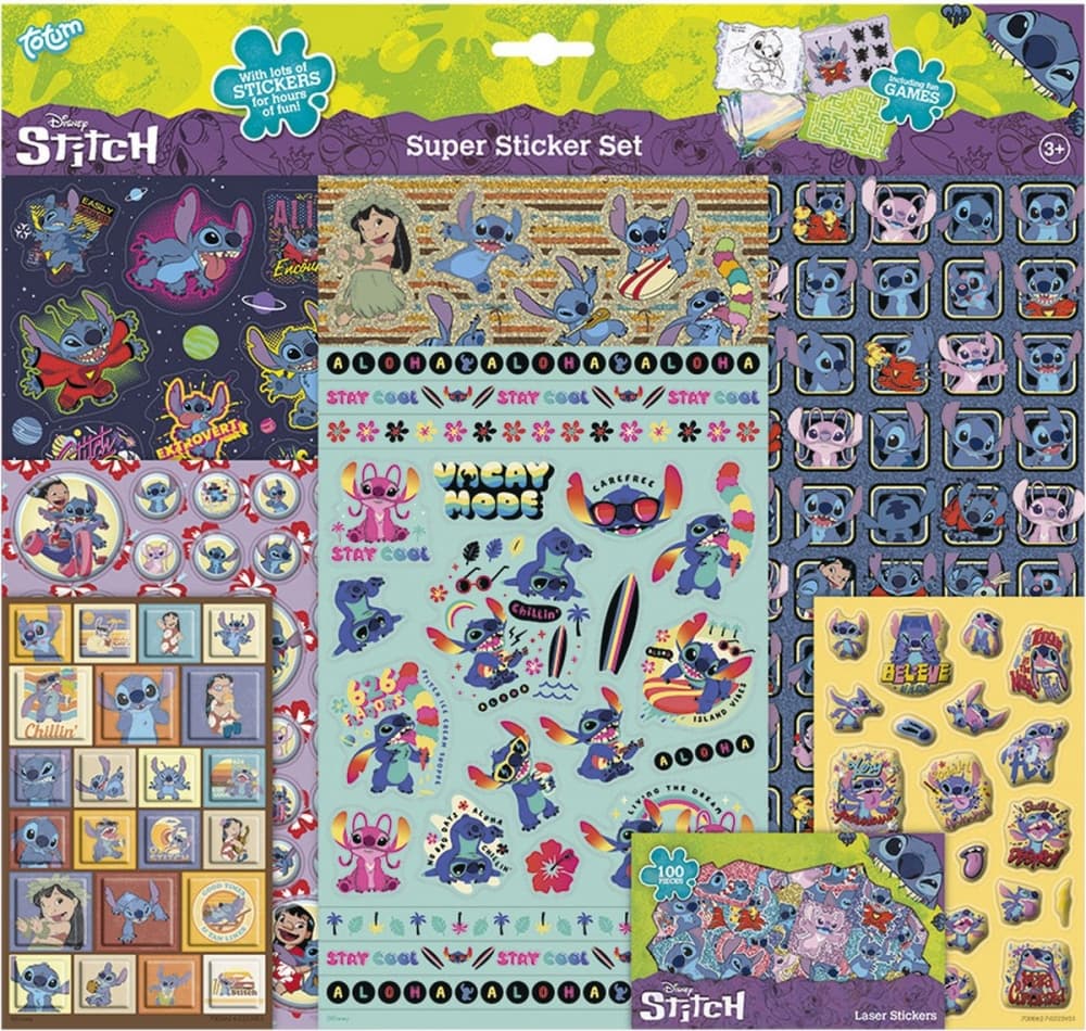 Sticker Set, Totum, Disney Stitch, 11 pcs
