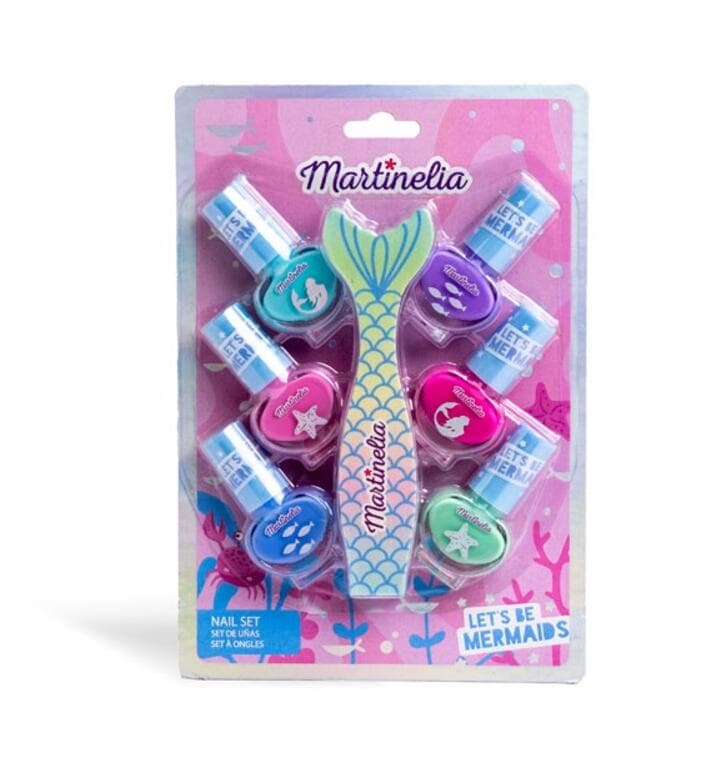 Nail Polish Set, Martinelia, Mermaids, 6 pcs, 1 Nail File