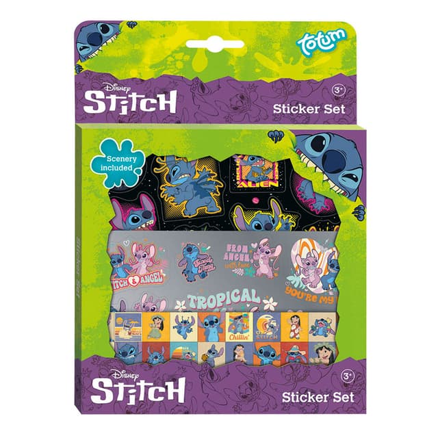 Sticker Set, Totum, Disney Stitch, 4 pcs