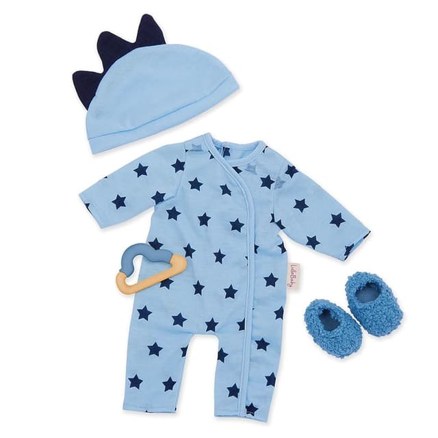 Комплект аксесоари за кукла, Battat, Lulla Baby, Бебешки комбинезон, 4 части
