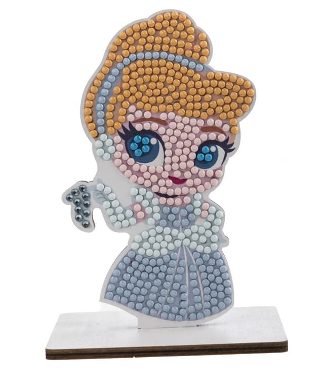 Комплект за диамантена бродерия, Craft Buddy, Crystal Art Buddies, Пепеляшка, 7 части