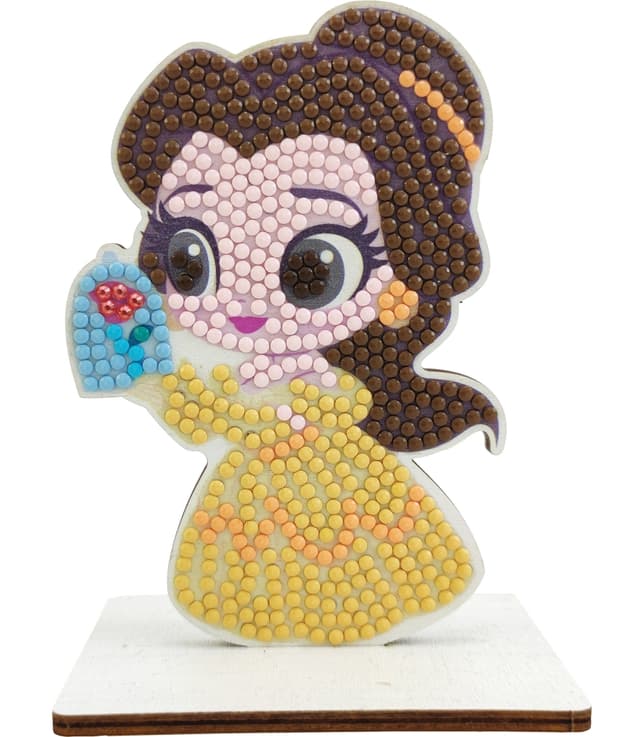 Комплект за диамантена бродерия, Craft Buddy, Crystal Art Buddies, Бел, 7 части