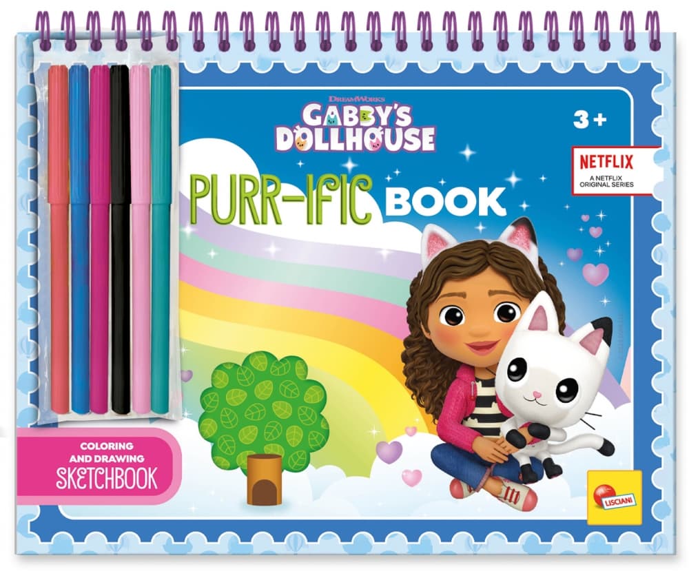 Craft Kit, Lisciani, Gabby′s dollhouse, Activity Book, Purr-ific