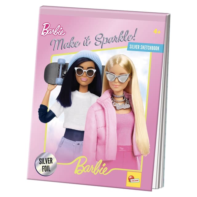 Creative Set, Lisciani, Barbie, Holographic Colouring Book