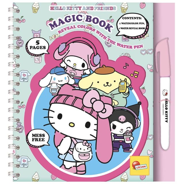 Craft Kit, Lisciani, Hello Kitty, Water Painting Book, Hello Kitty and Friends