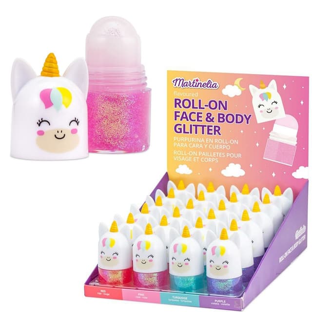 Face and Body Glitter, Martinelia, Roll-on, Assorted