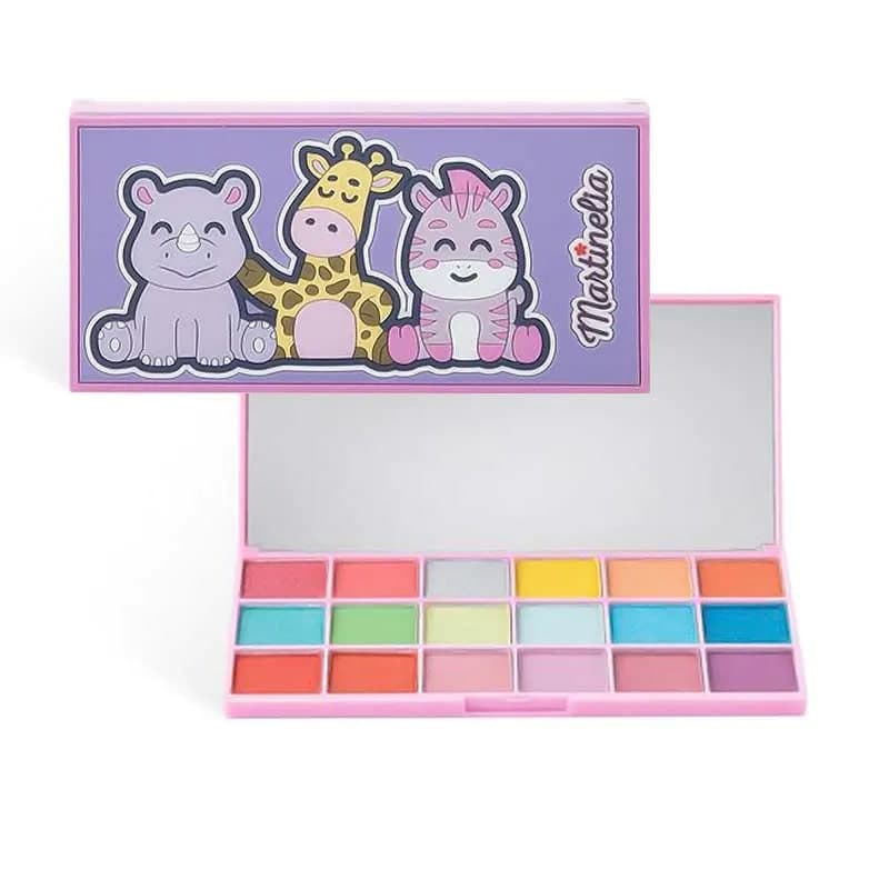 Children's Eyeshadow Palette, Martinelia, My Best Friends, 18 Colours